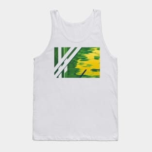 Bamboo grove in yellow and green Tank Top